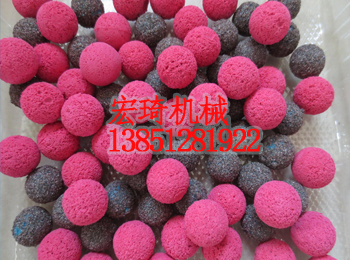 剥皮胶球